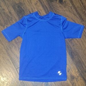 Blue Short Sleeve Athletic Shirt